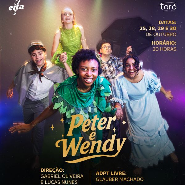espetáculo "Peter & Wendy" em Juiz de Fora