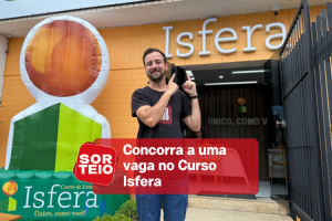 [RESULTADO SORTEIO] Concorra a uma vaga para o ano letivo 2026 no Curso Isfera