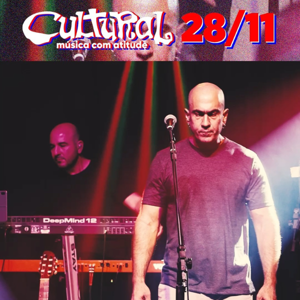 Léo Teixeira e Boa Pergunta no Cultural Bar | Foto: Reprodução Instagram/@leoteixeira2211