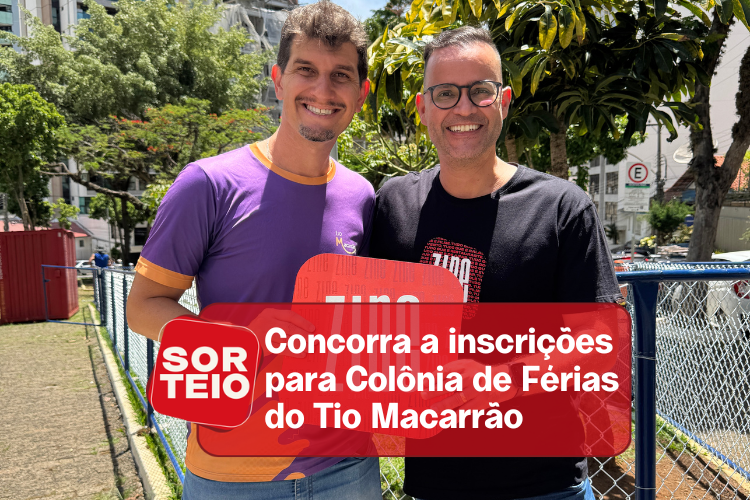 [SORTEIO] Concorra a inscrições para Colônia de Férias do Tio Macarrão