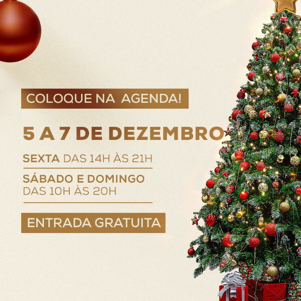 Feira de Natal da Casa do Caminho | Foto: reprodução Instahram/@acasadocaminhofeiradenatal