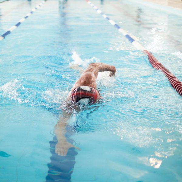 Aula de Natação Fibratech Academia (Foto: Roberta Vale/Zine Cultural)