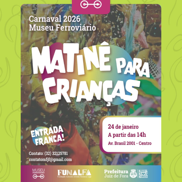 Matinê no Museu Ferroviário | Foto: reprodução