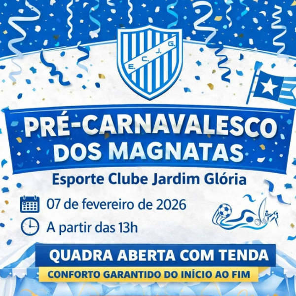 Pré carnaval no Esporte Clube Jardim Glória | Foto: reprodução Instagram 