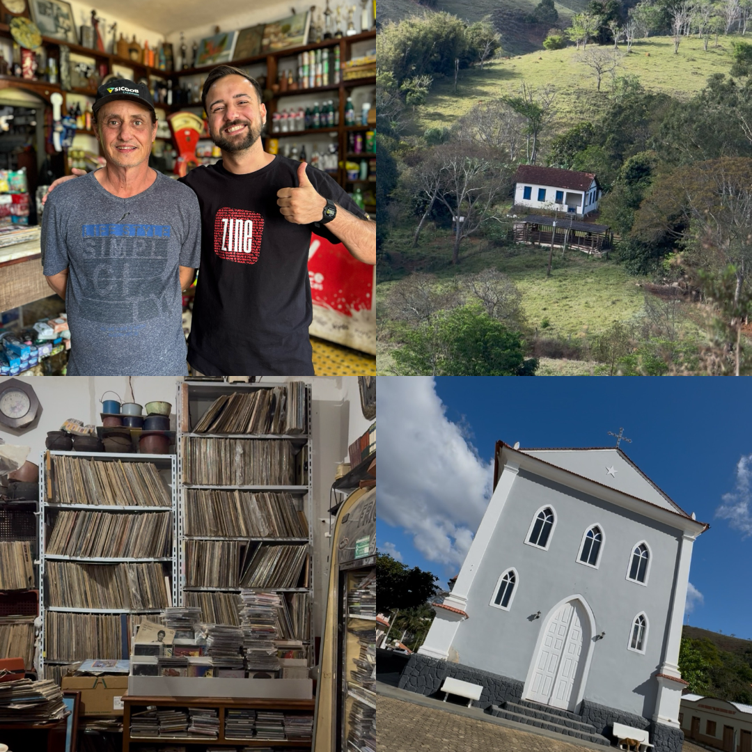O que fazer em São João Nepomuceno: conhecer o Museu do Disco (Foto: Iuri Fontana/Zine Cultural)