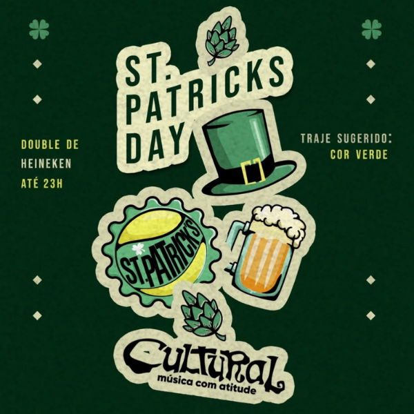 St. Patrick's Day no Cultural Bar | Foto: reprodução Instagram