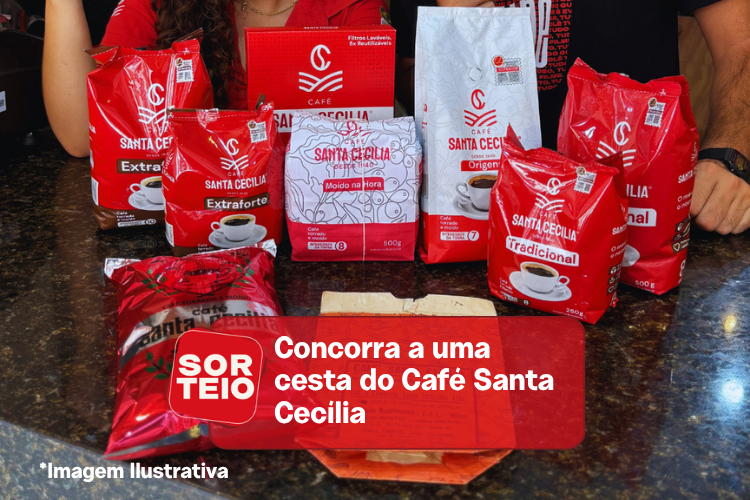 [SORTEIO] Concorra a uma cesta do Café Santa Cecília