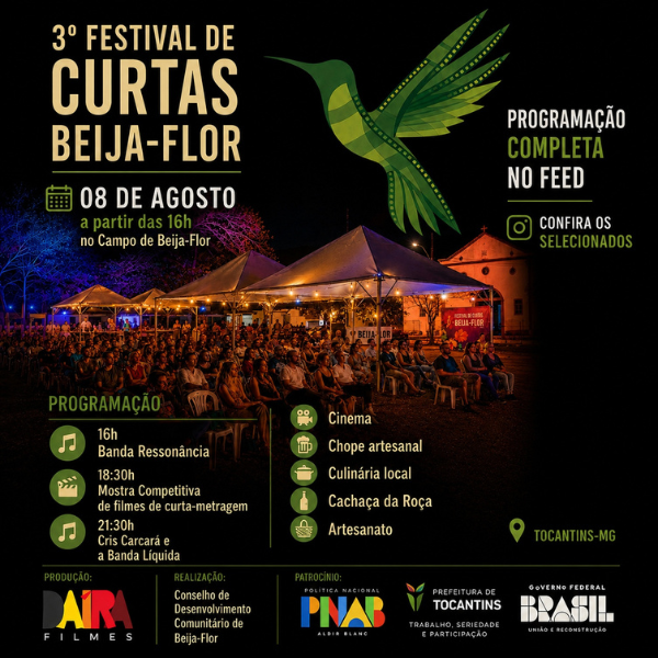 Festival de Curtas Beija-Flor | Foto: divulgação