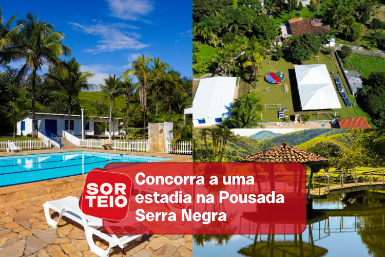 [SORTEIO] Concorra a uma estadia na Pousada Serra Negra