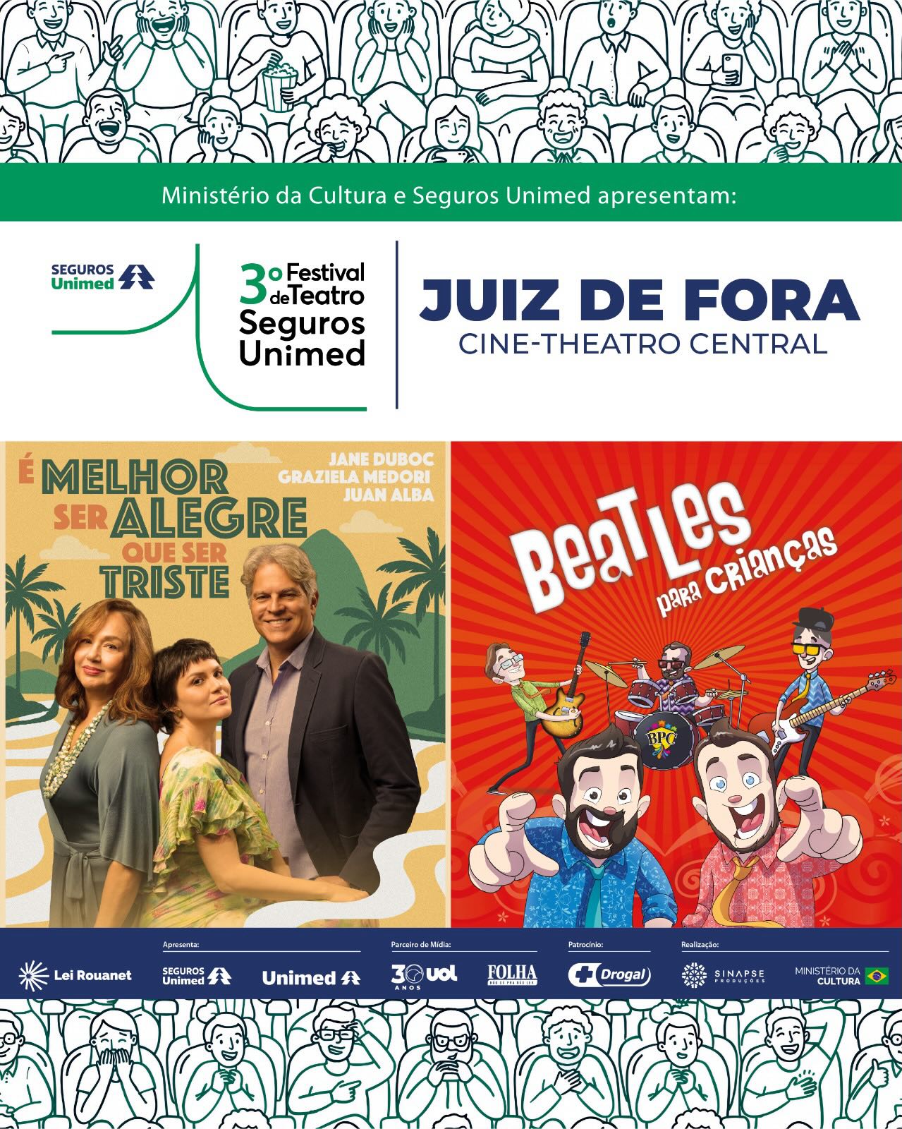 3º Festival de Teatro Seguros Unimed em Juiz de Fora