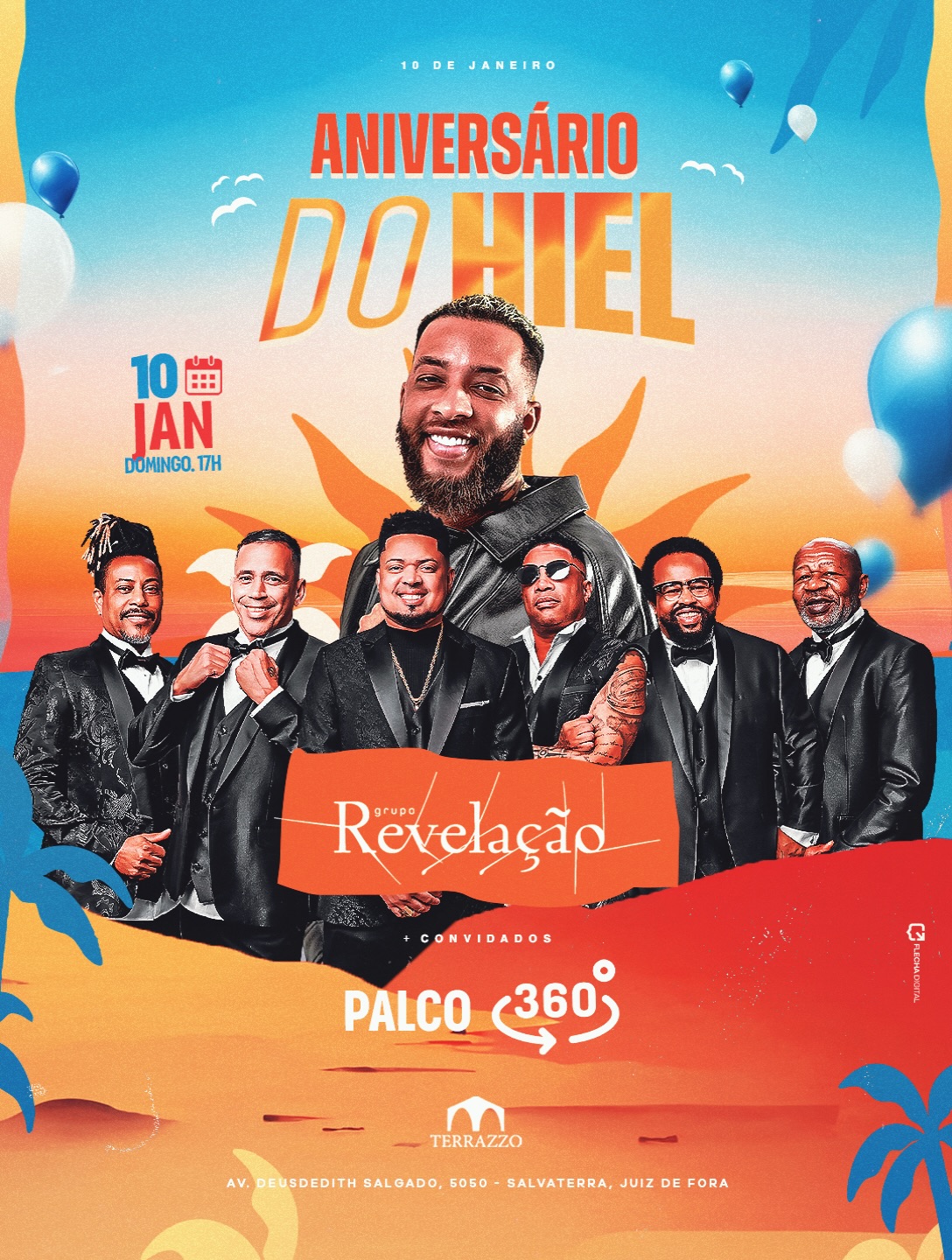 Aniversário do Hiel com Grupo Revelação em Juiz de Fora